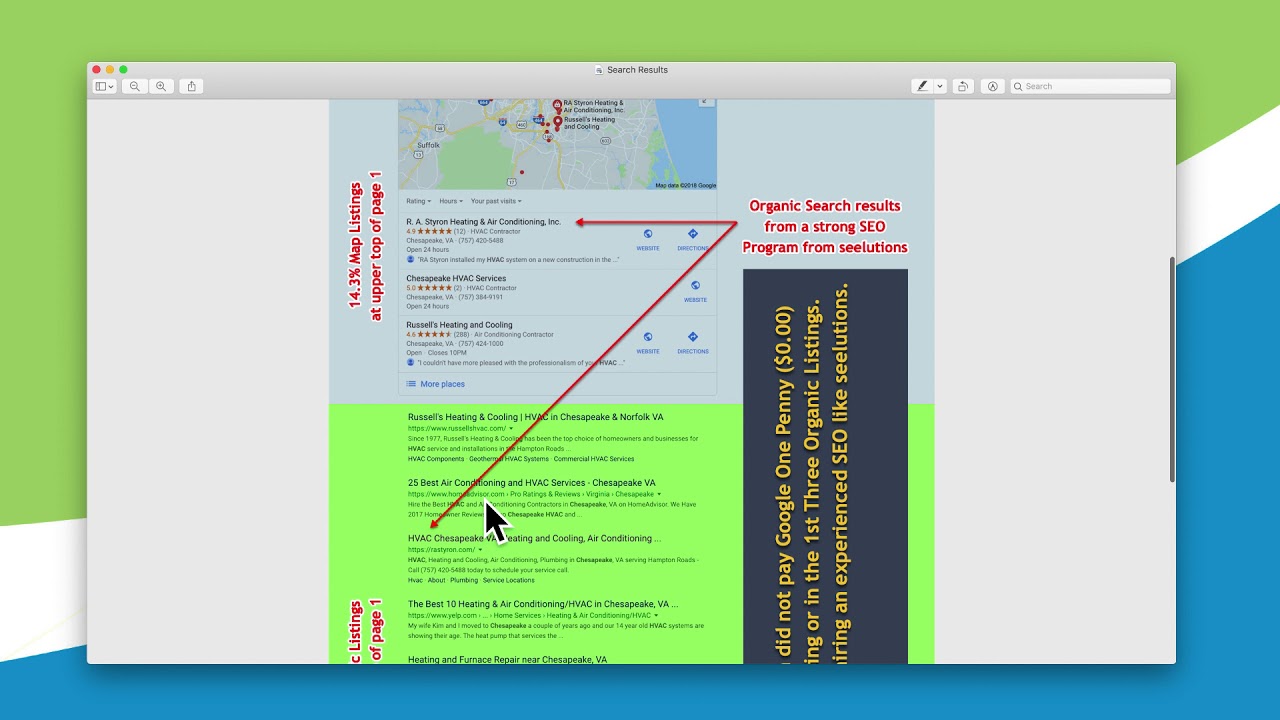 Home Builder SEO  Explaining Page 1 Google Search Results - seelutions