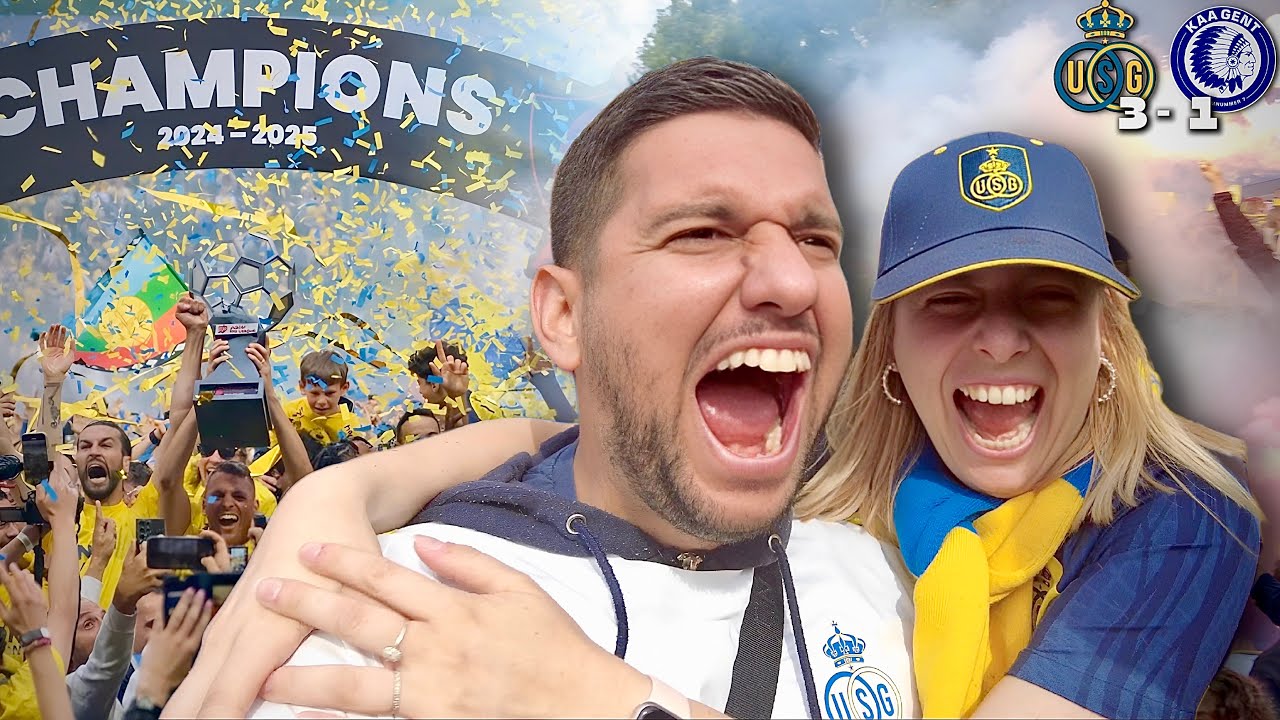 90 ANS APRÈS, L'UNION SAINT-GILLOISE EST CHAMPIONNE DE BELGIQUE ! 🔥🏆(UNION VS GANTOISE - VLOTCH 107)