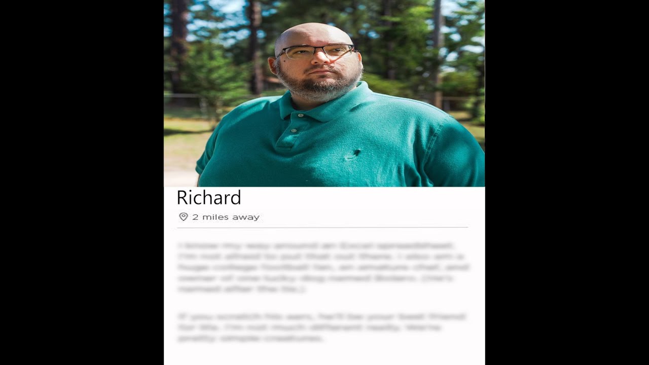 Richards Secret Tinder Profile