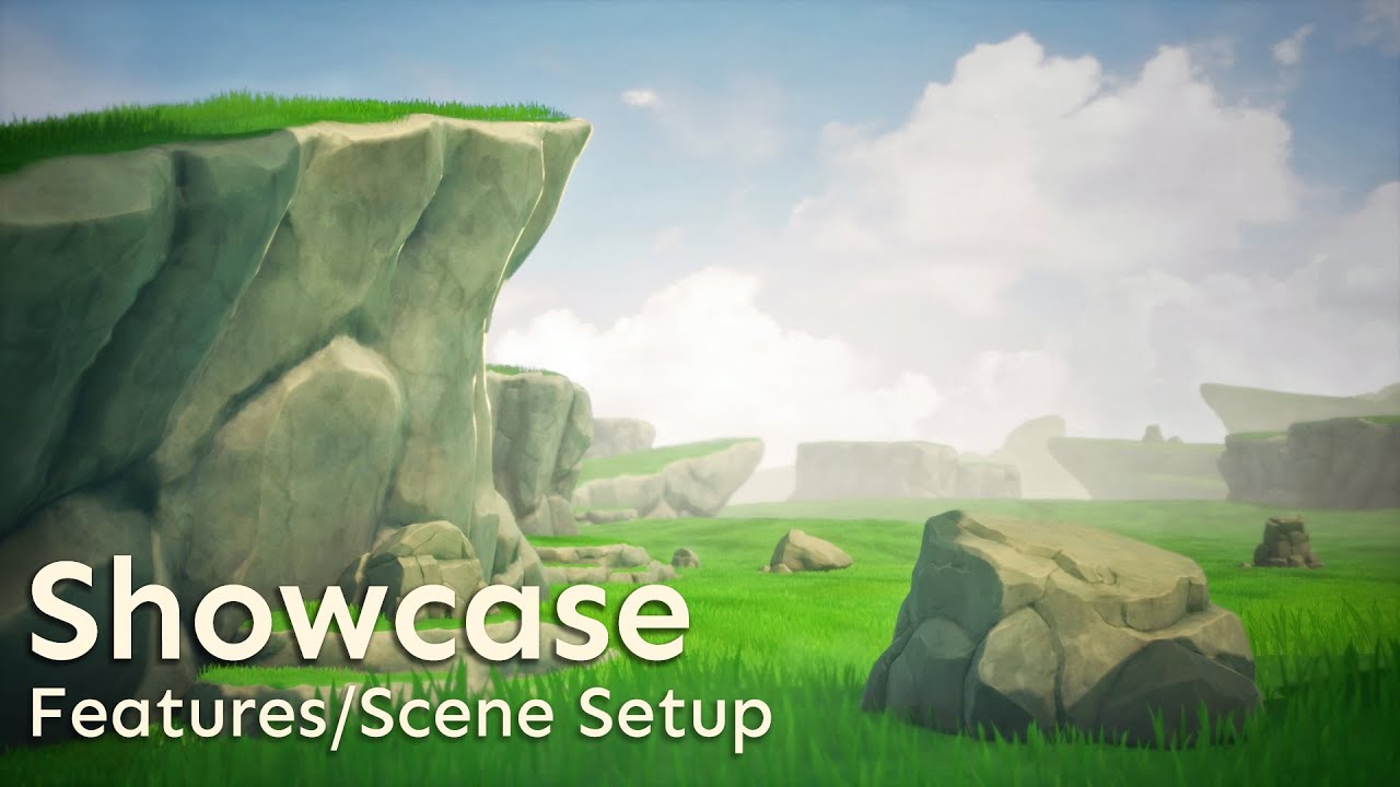 Stylized Rocks & Stones Pack (UE5) – Showcase, Features & Scene Setup