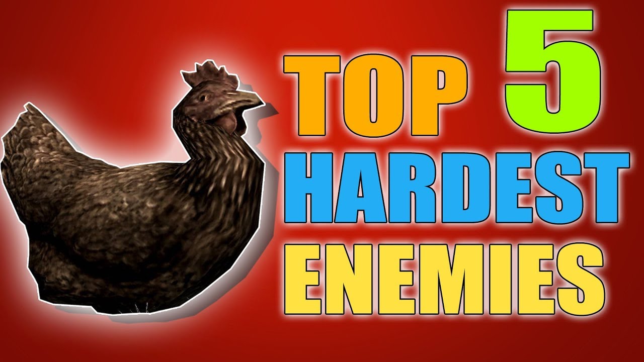 TOP 5 HARDEST ENEMIES IN SKYRIM