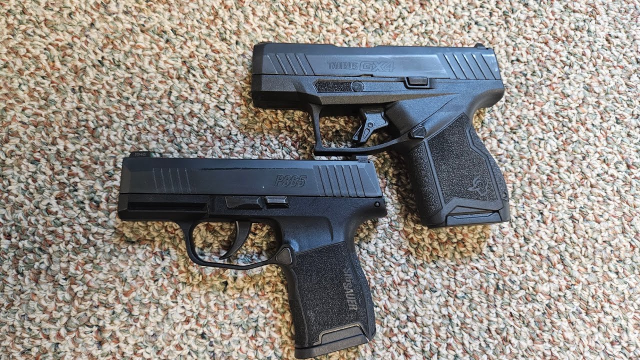 SIG 365 vs. TAURUS GX4- porównanie celności ,ocena broni