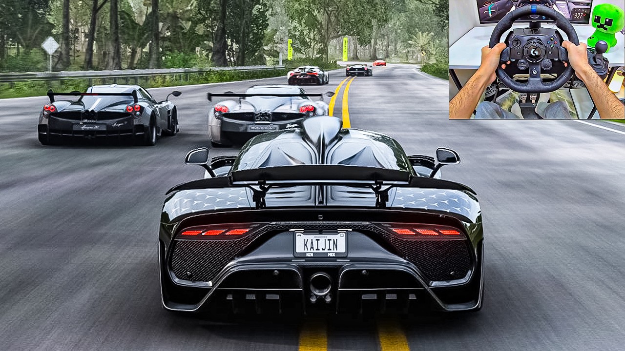 Mercedes AMG ONE VS Hypercars - Forza Horizon 5 | Logitech G923 Steering Wheel