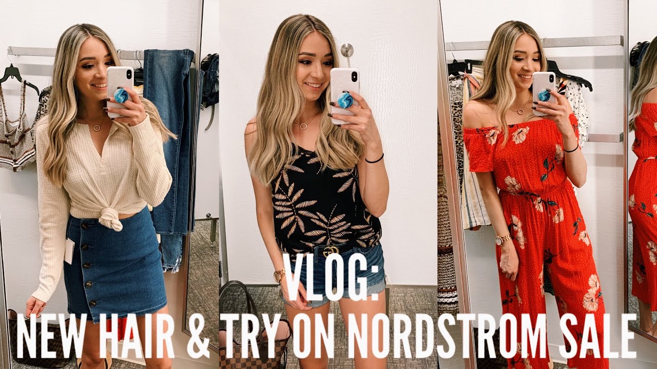 ARIZONA VLOG: GETTING MY HAIR DONE, NORDSTROM SALE TRY ON + TARGET GIVEAWAY