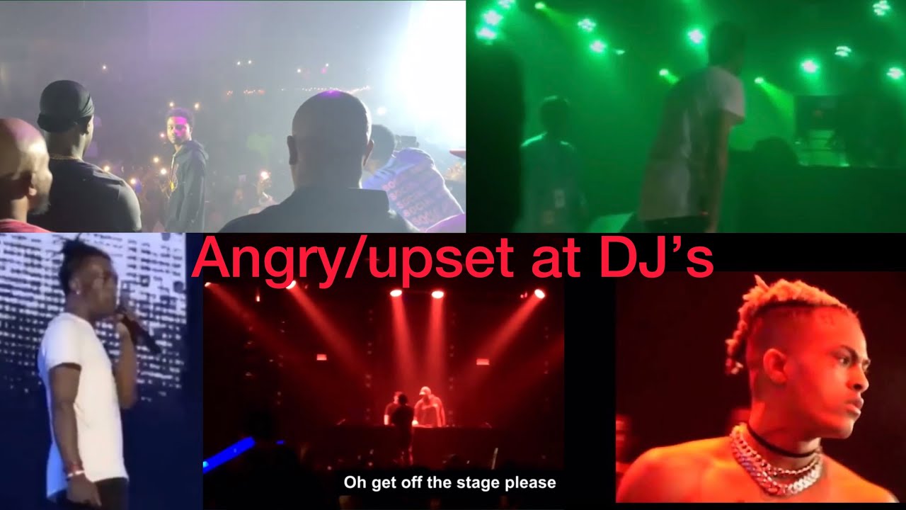 Rappers Getting Angry/Upset at Dj’s (Notorious B.I.G, Lil Boosie,Travis Scott,Xxxtentacion and more)