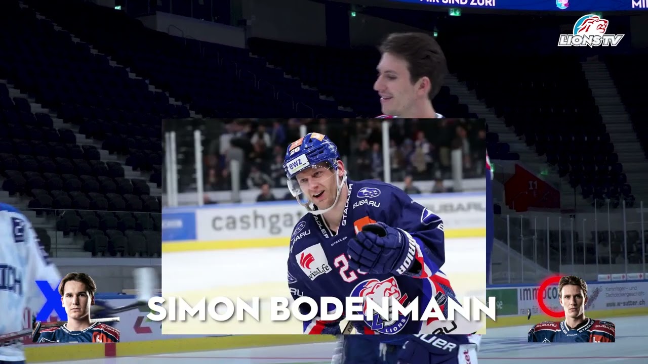 ZSC Lions Hockey Tic-Tac-Toe: Joel Henry vs. Nicolas Baechler