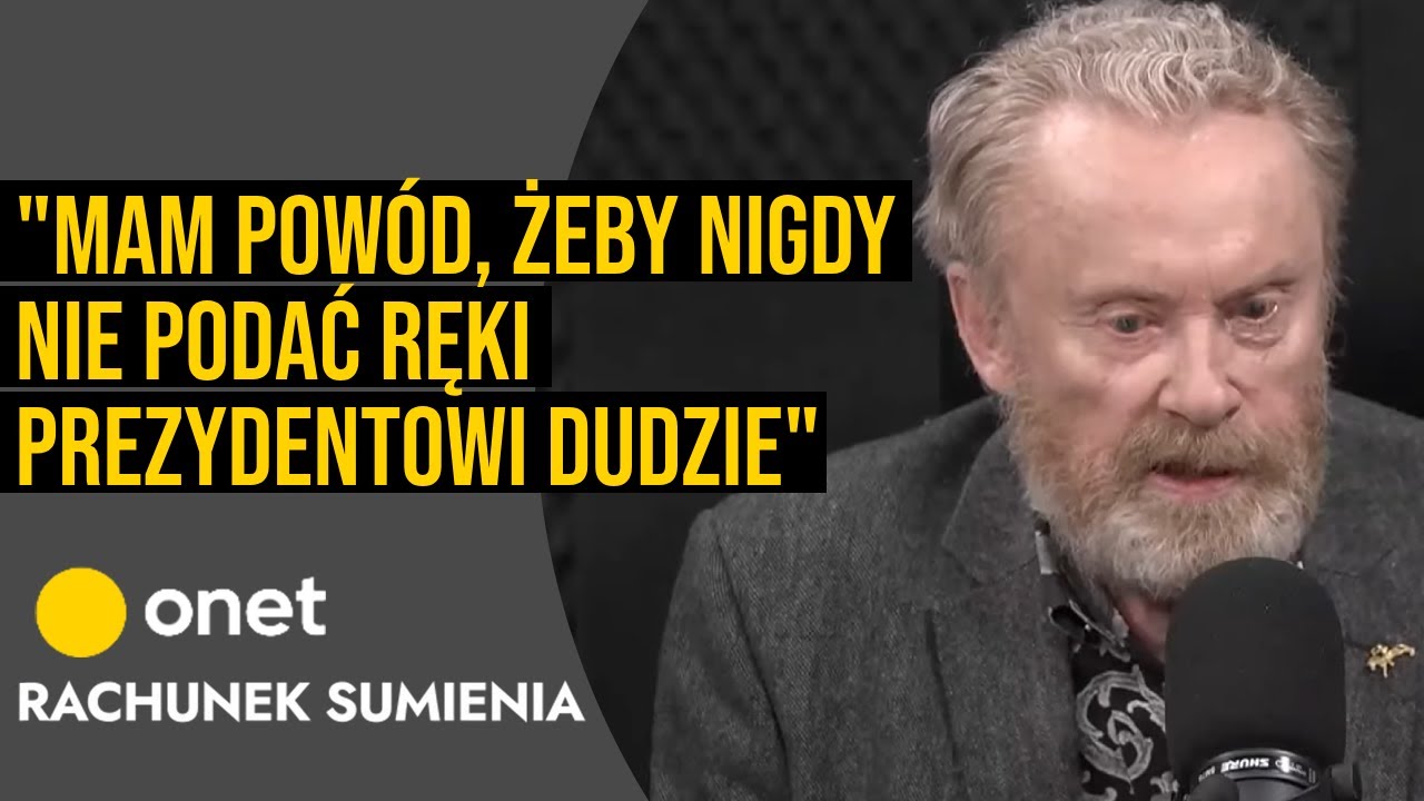Olbrychski: Mam powód, żeby nigdy nie podać ręki prezydentowi Dudzie