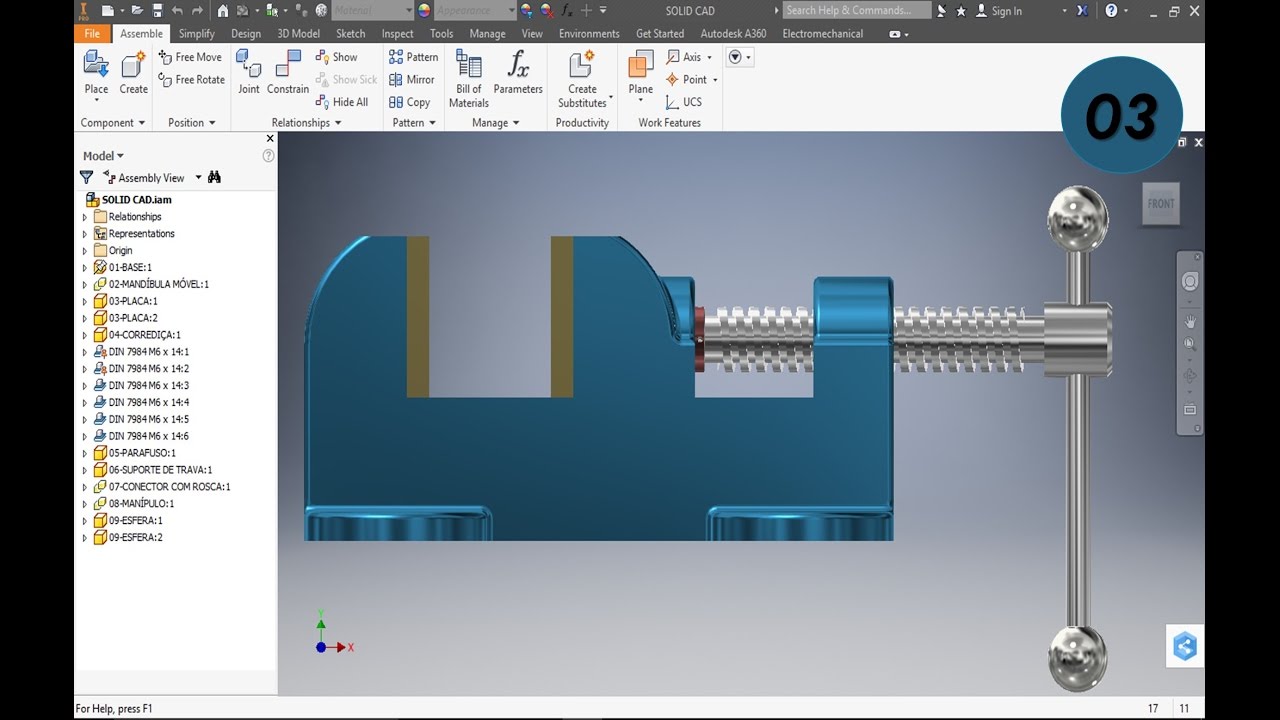 AUTODESK INVENTOR | MORSA | 03_PLACA