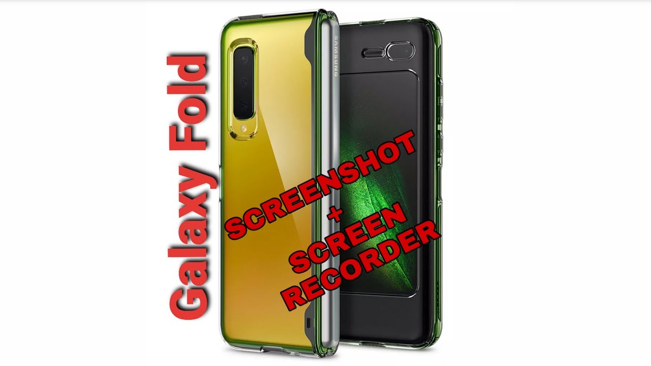 Samsung Galaxy Fold How To Screenshot + Screen Recorder