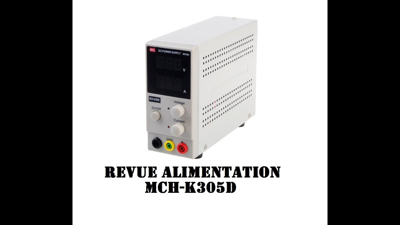 Cyrob : Essais et analyse de l'alimentation de labo MCH-K305D