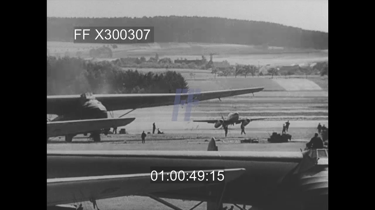 Me 262 Test Flight - 300307X | Footage Farm Ltd