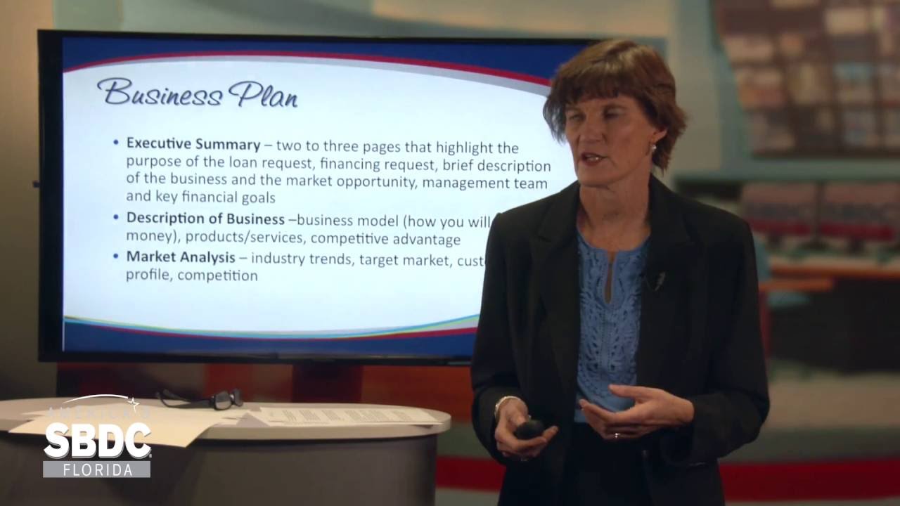 Florida SBDC Access to Capital Training Series: Business Plan (2 of 6)
