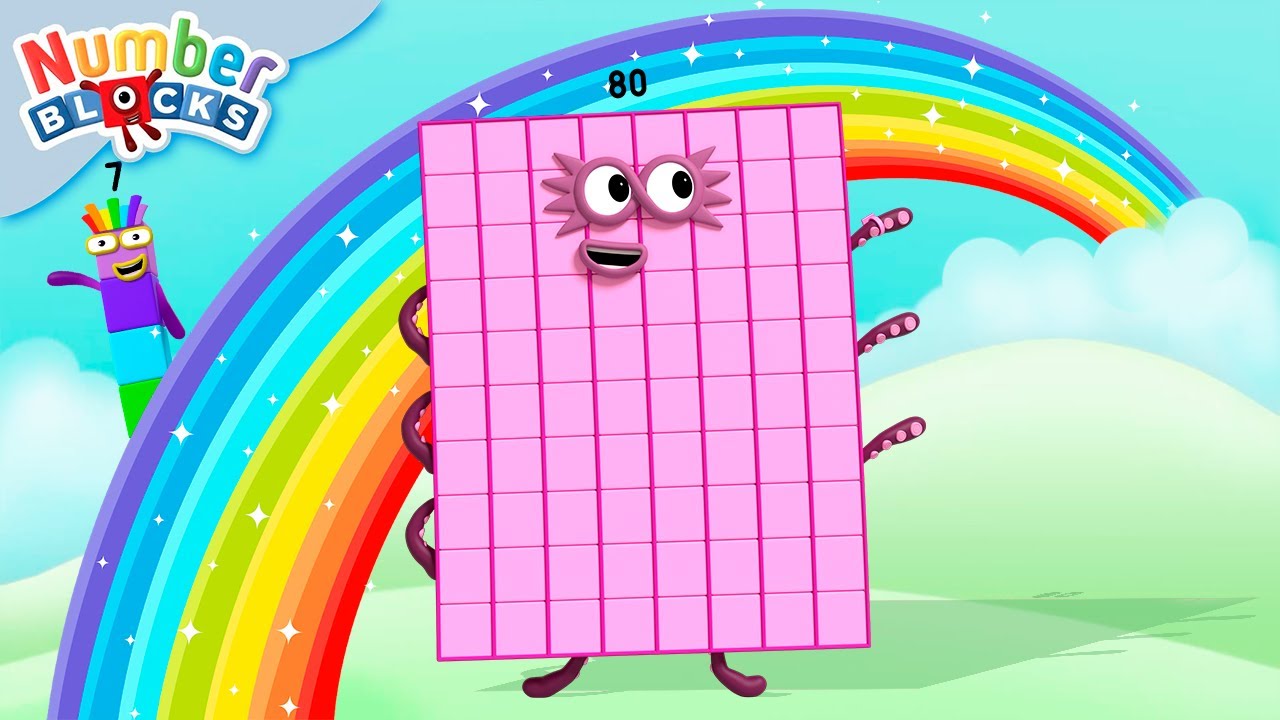 🌈 Every Rainbow in Numberland! 🌈 | Arty Math and Counting for Kids | @Numberblocks
