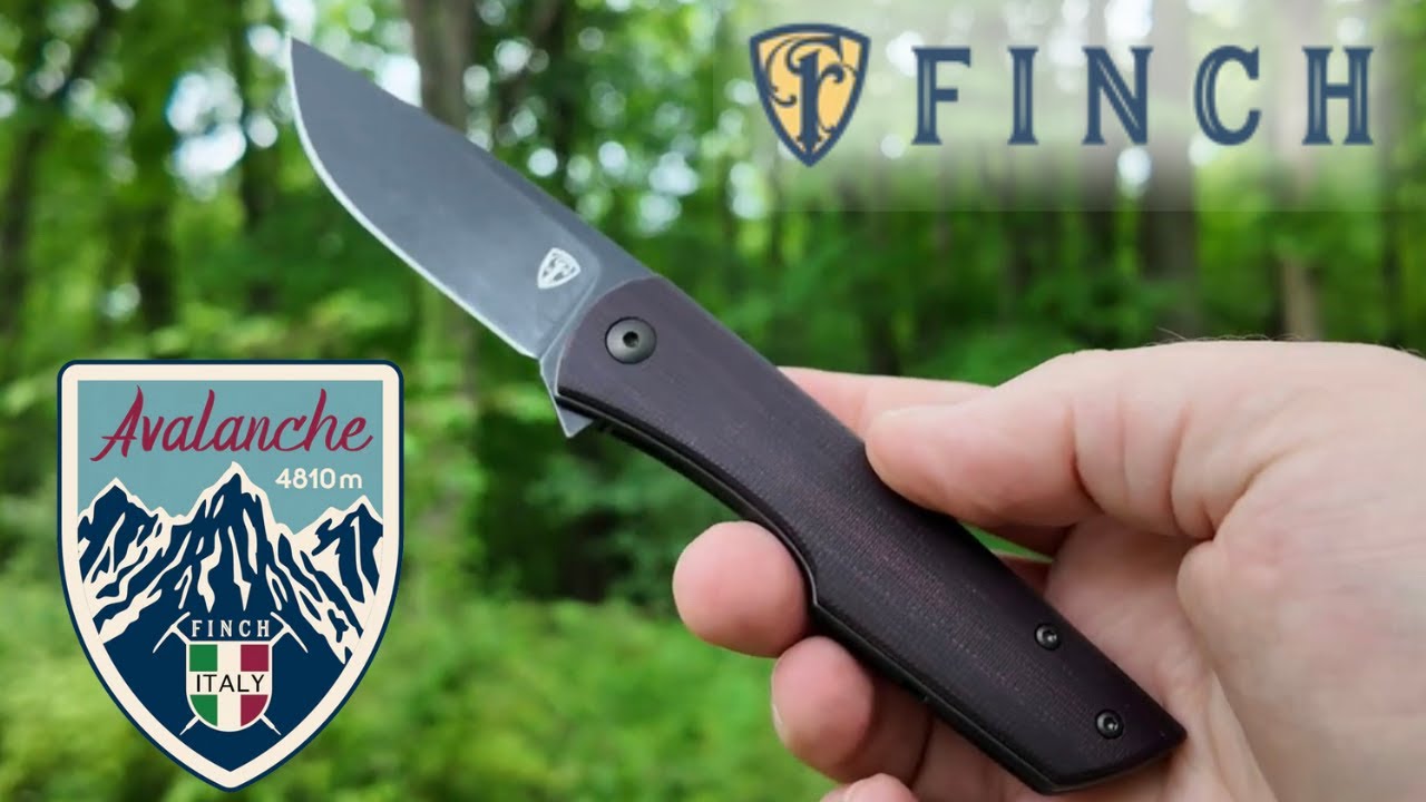 Finch Knife Co. Avalanche (Chianti) 🇮🇹 Micarta Handle