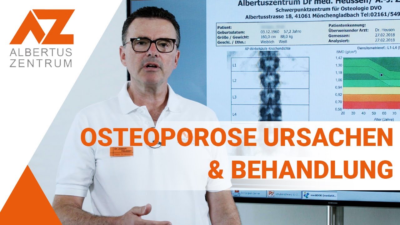 Volkskrankheit Osteoporose: Ursachen & Therapie, Erklärung Knochendichtemessung