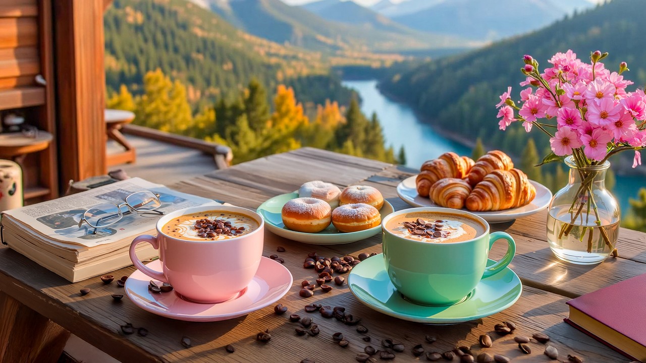 Happy June Jazz ☕ Positive Spring Morning Coffee with Smooth Bossa Nova Music for Upbeat Your Moods