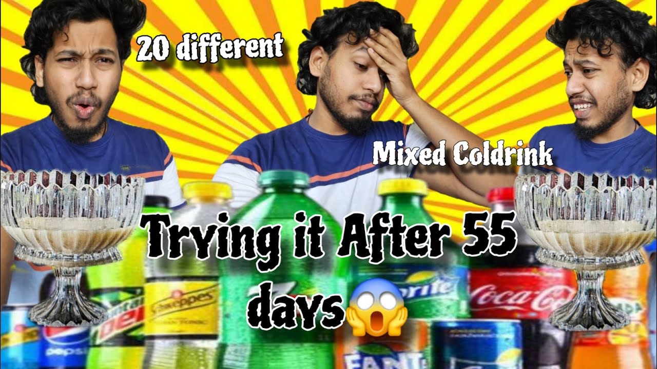 Trying 20 Different Mixed Cold Drink Mixtures After 55 Days😱