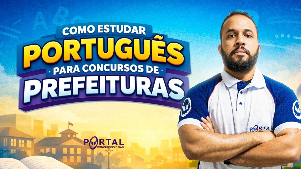 COMO ESTUDAR PORTUGUÊS PARA CONCURSOS DE PREFEITURAS | Com o Profº. Anderson Oliveira