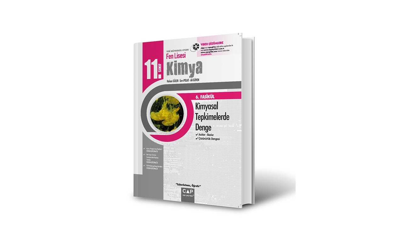 Çap Yayınları - Fen Lisesi - 11.Sınıf Kimya 6.Fasikülü -04-Derişimin Dengeye Etkisi