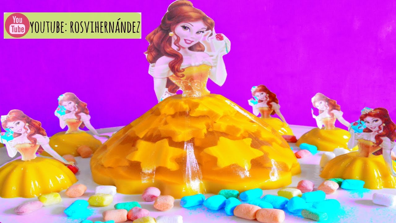 GELATINA PRINCESA BELLA| JELLO PRINCESS BEATIFUL| ROSVI HERNANDEZ