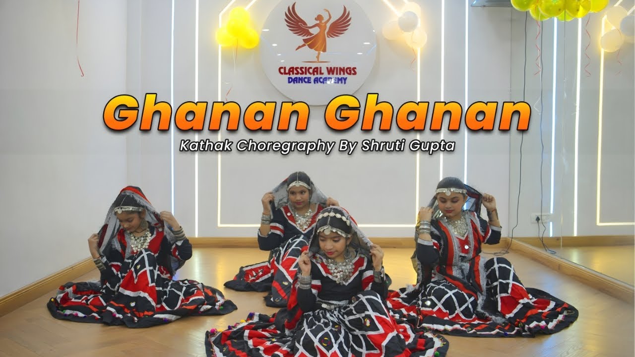 🦋 Ghanan Ghanan - A Beautiful Kathak Choreography 🦋