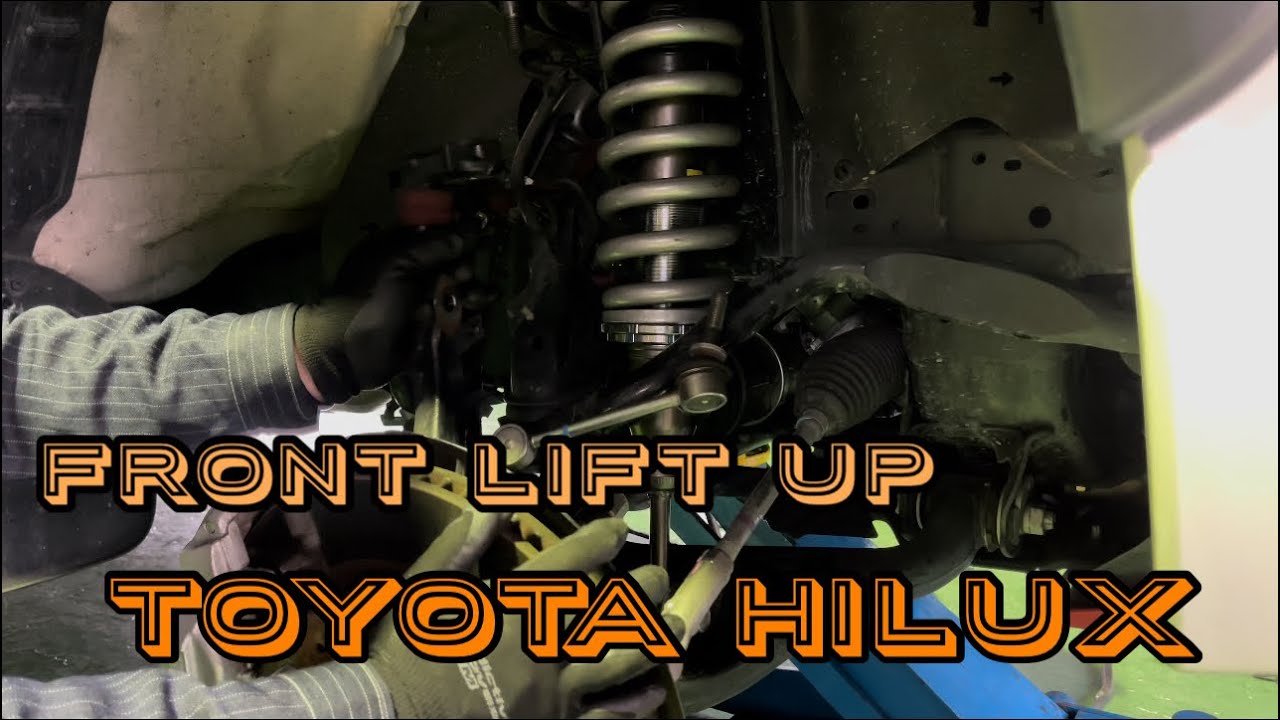 TOYOTA HILUX トヨタ　ハイラックス　フロントリフトアップ　ショックアブソーバー交換