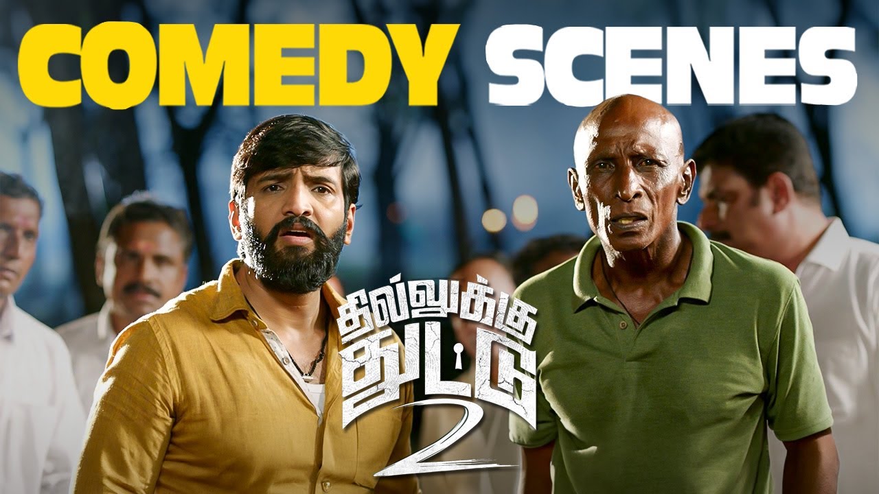 Dhilluku Dhuddu 2 Comedy Scenes Part-1 | From Drunk Nuisance to Ghost Target.! |Santhanam |Rajendran
