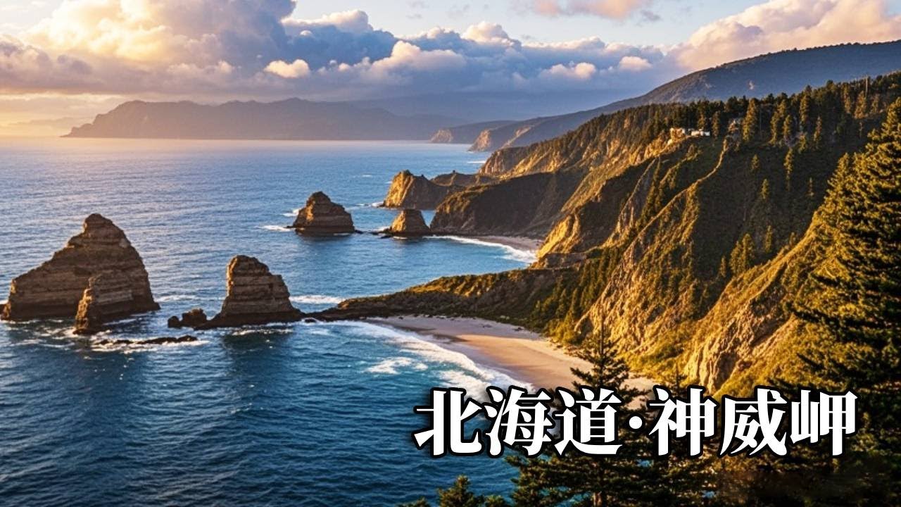 北海道之旅——神威岬，这里不止有公交自助游览，还有油画一样的蓝色大海！【行走世界的北京老刘】