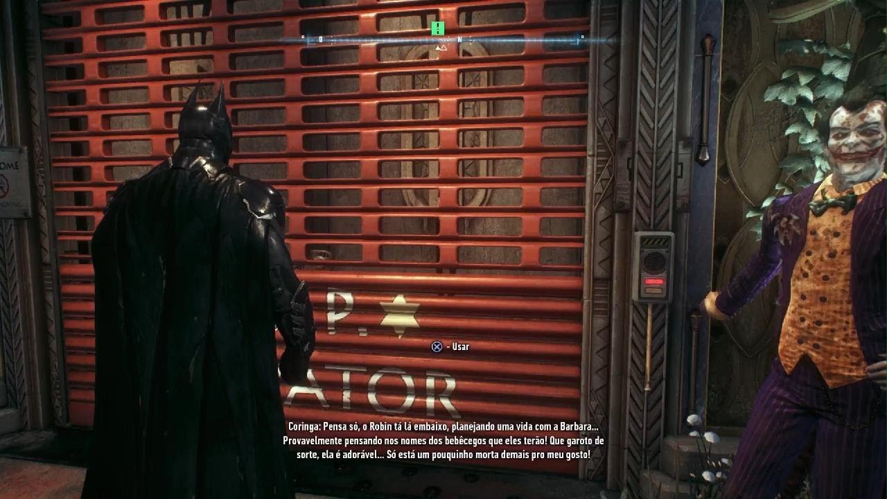 BATMAN: ARKHAM KNIGHT Destrua a defesa do Cavaleiro de Arkham em Founders Island