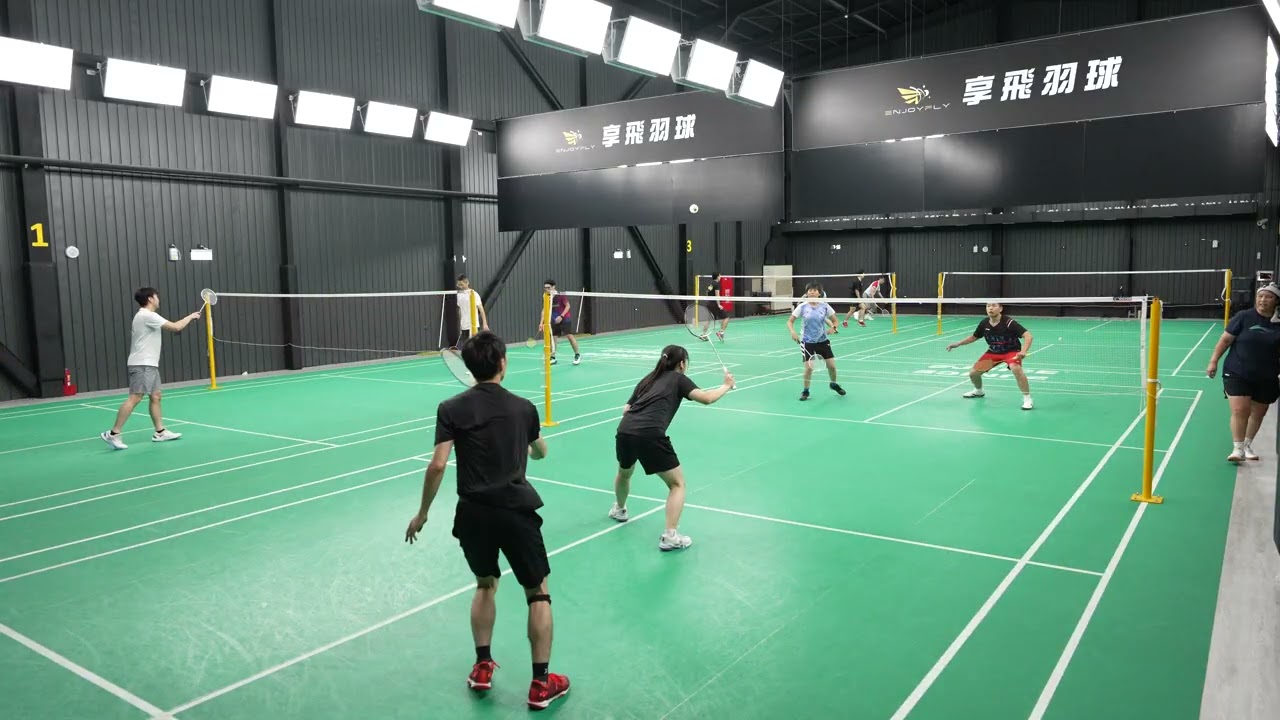 【敲框早安羽球隊】 曉蓓 康哥 VS 怡諠 我  20260227-3