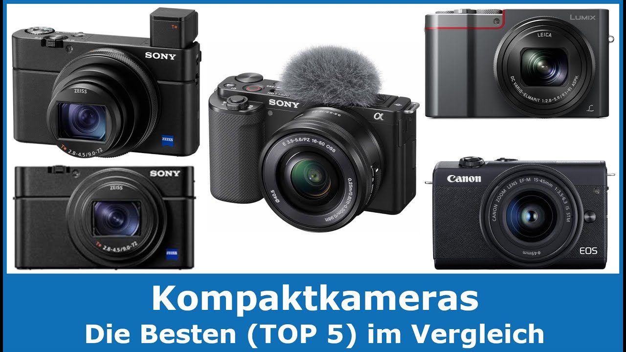 Die besten Kompaktkameras (TOP 5) 🥇 Testsieger im Vergleich (gut und günstig)