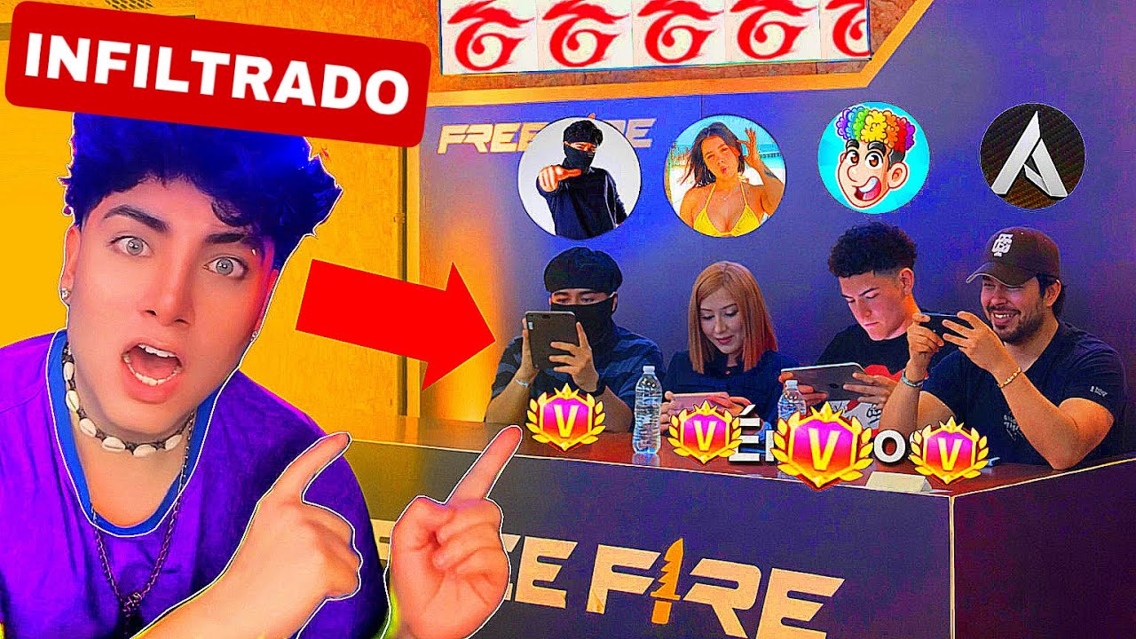 ME INFILTRÓ a un EVENTO de GARENA😱🥷💀