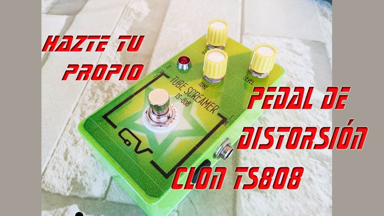 Pedal de guitarra clon Tube screamer Ts808