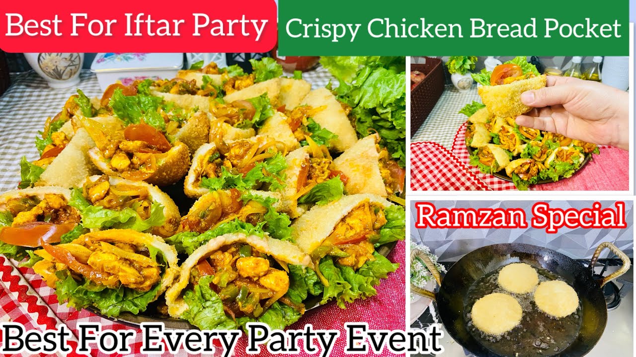 Ramzan Special Chicken Bread Pockets – Easy & Crispy Recipe | Perfect Iftar Recipe..Party Time snack