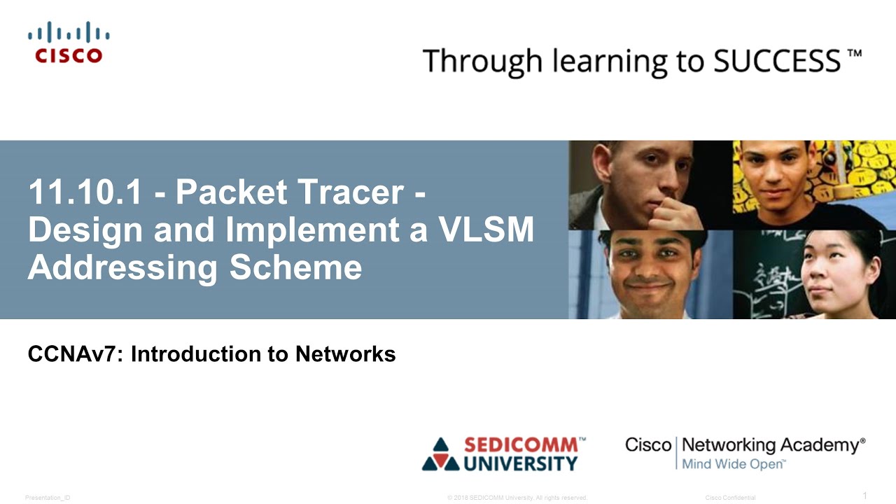 Курс Молодого Бойца Cisco Часть 1 2021 CCNA ITN 11.10.1 Packet Tracer Design/Implem VLSM Addressing