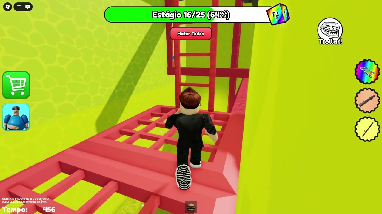 TENTEI ESCAPAR DO BOB ESPONJA NO ROBLOX… DEU RUIM! 😂