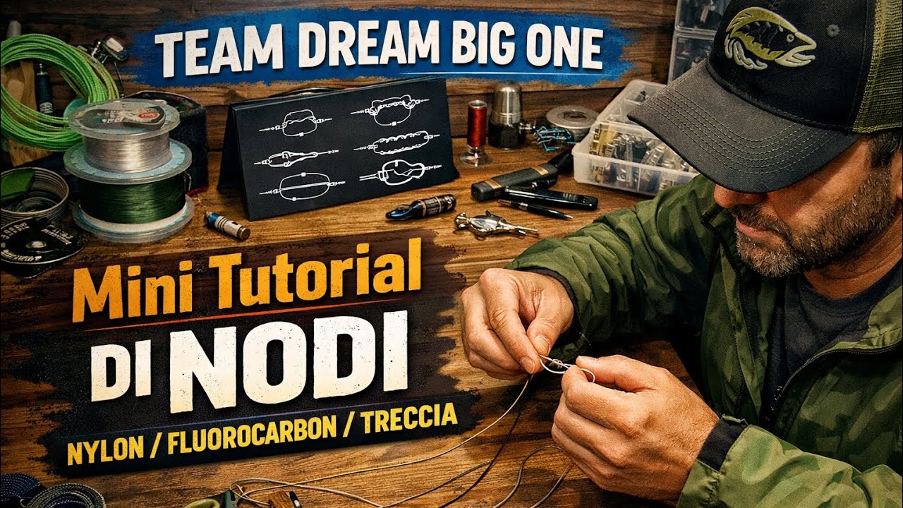 Serie Tutorial Nodi da Pesca. Legare Ami,lenze,piombi e shock leader non è mai stato cosi facile! 🎣🔝