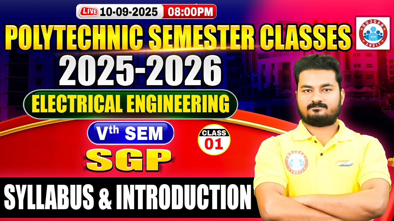 Polytechnic Electrical Engineering 5th Semester Syllabus 2025 | SGP Introducation | BTEUP 2025