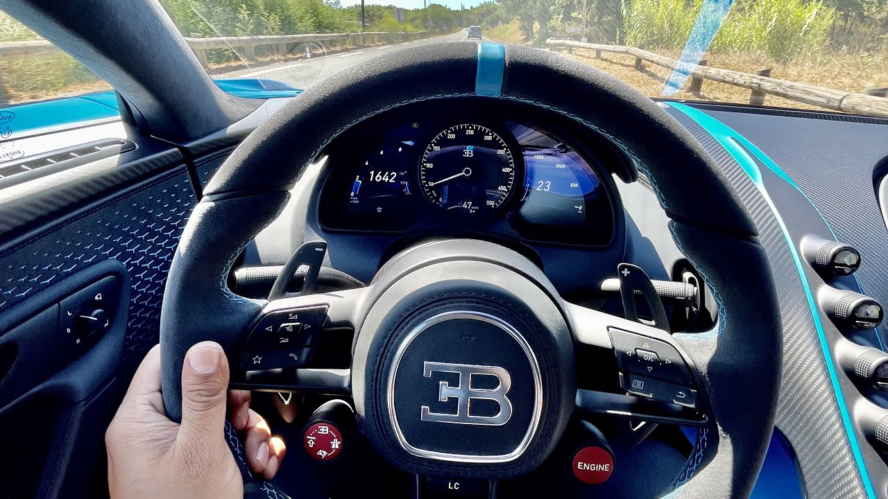 Bugatti Chiron Pur Sport 2021 Sound, Start up, Revs and Acceleration - My first drive in St Tropez