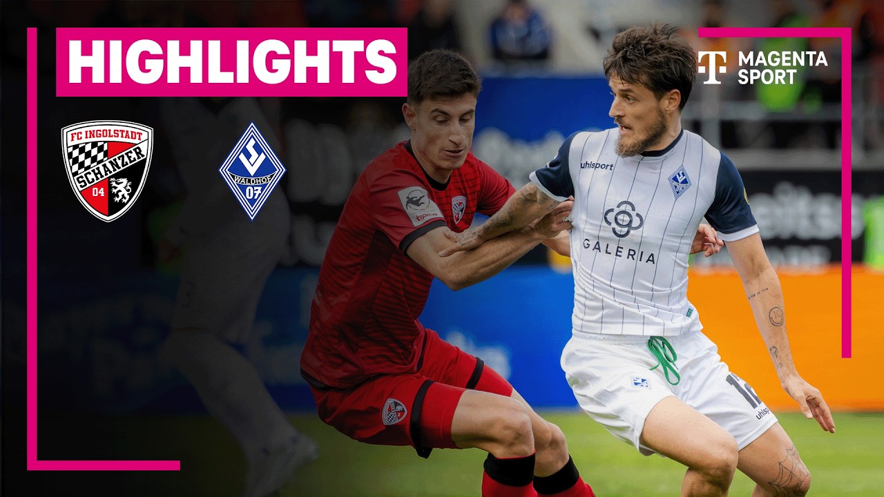 FC Ingolstadt 04 - SV Waldhof Mannheim | Highlights 3. Liga | MAGENTA SPORT