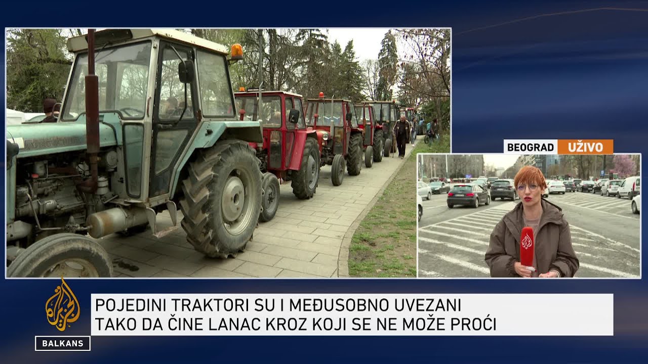 Beograd osvanuo sa traktorima oko Predsjedništva