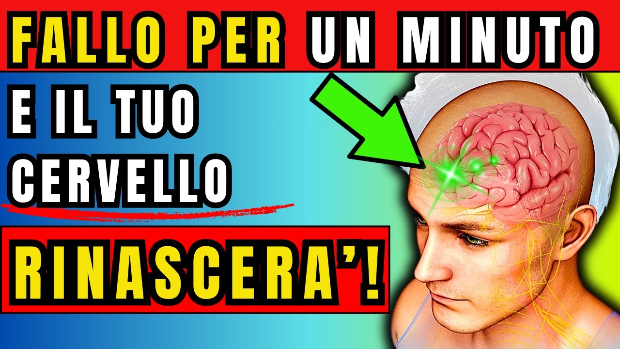 NEUROLOGO rivela: 5 Esercizi DA 60 secondi Per RECUPERARE LA MEMORIA!