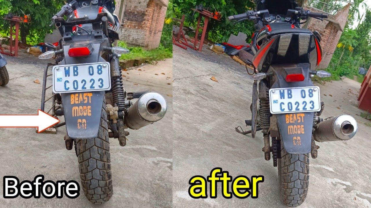 pulsar chassis bend repair at home 15 mins #theindianworkshop