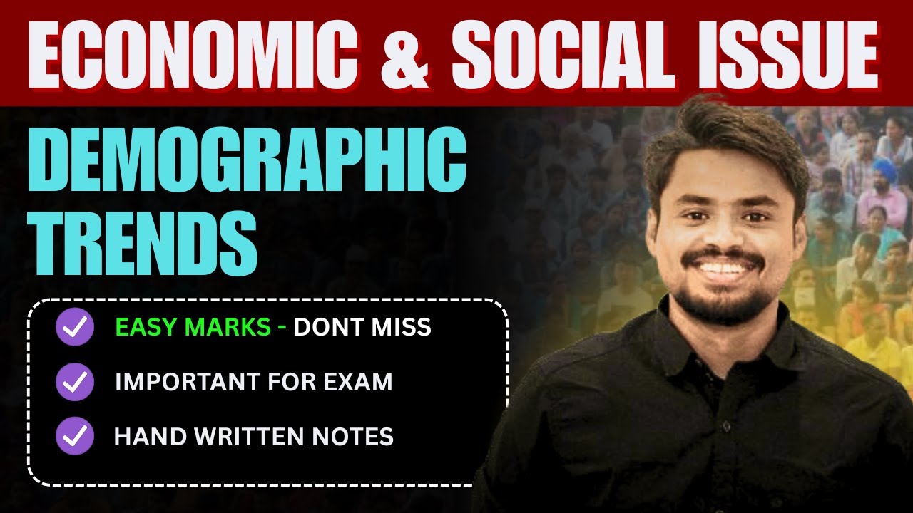 RBI Grade B &ndash; Demographic Trends | ESI Course | Aryan&rsquo;s Grade B