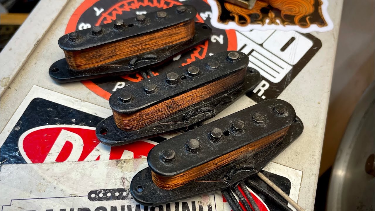 1955 Fender Stratocaster Pickup Restoration - Brandonwound Pickups