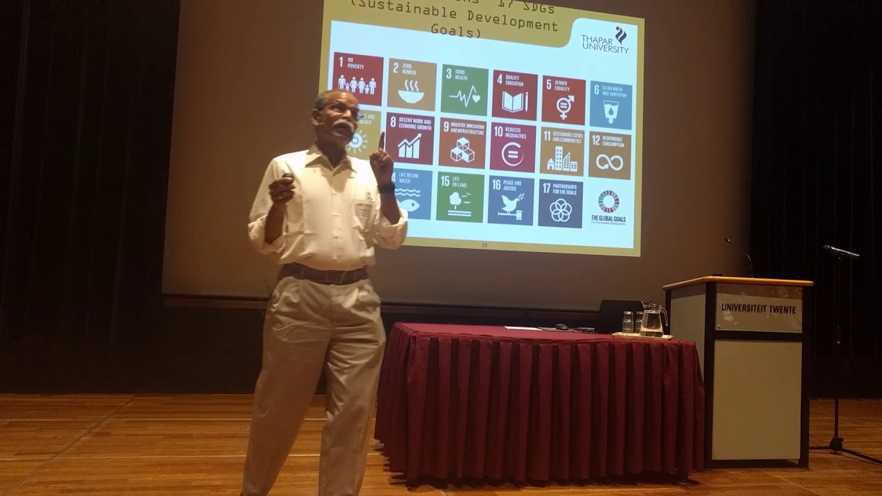 Social Entrepreneurship in Thapar School of Management in India by professor Padmakumar Nair