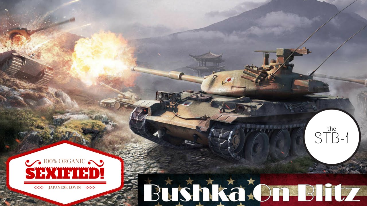 Обзор STB 1 World of Tanks Blitz Геймплей Bushka On Blitz