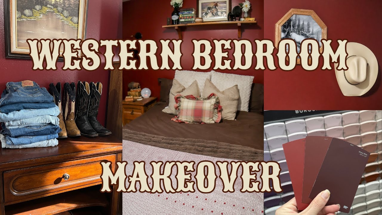 AESTHETIC ROOM MAKEOVER - Vintage Western Cottage Core + THRIFTED DECOR!