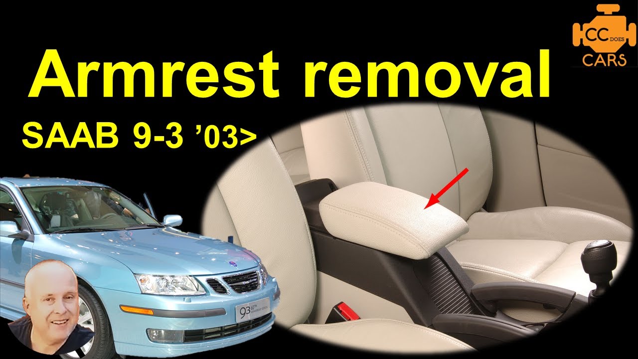Замена подлокотника Saab 9-3 | Центральная консоль Saab 9-3