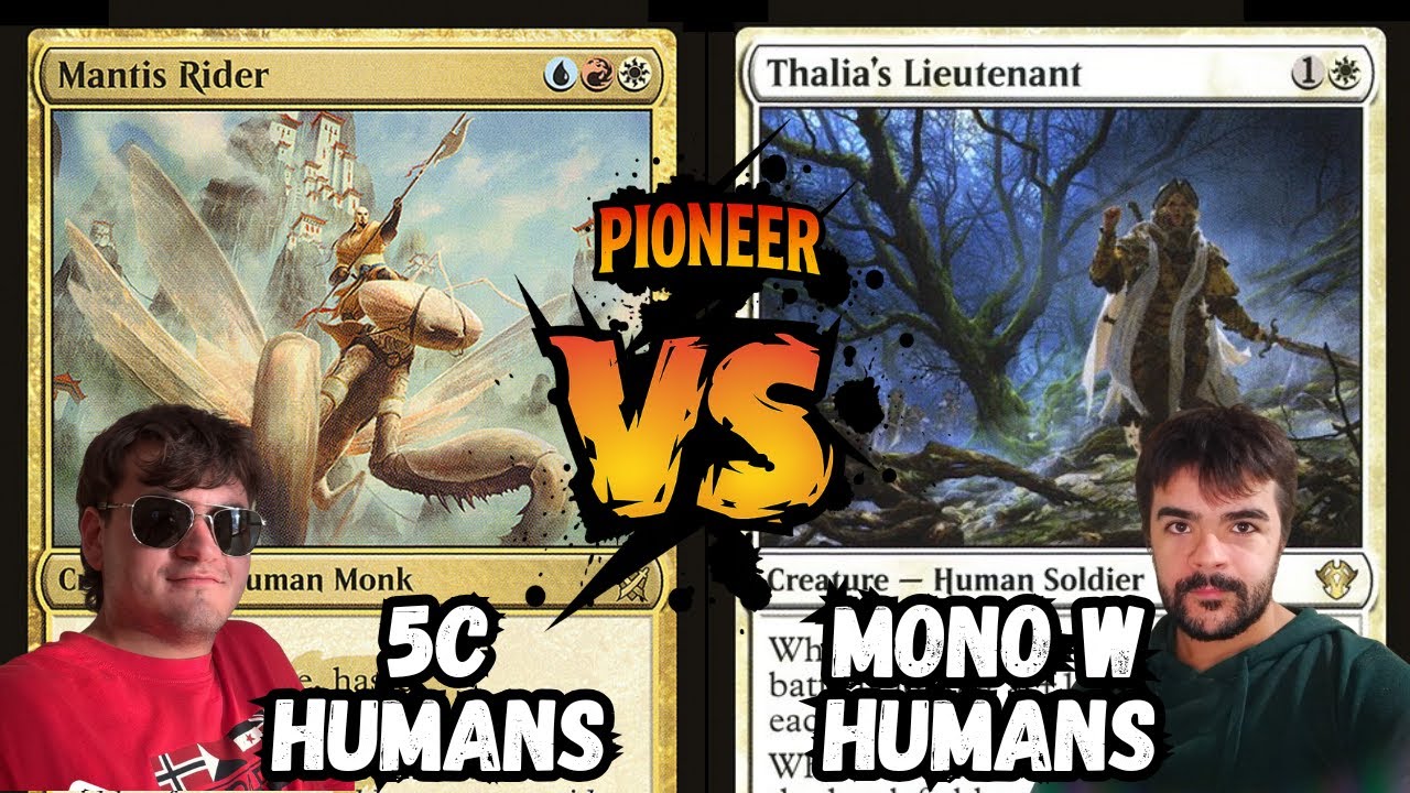 5c Humans vs Mono W Humans MTG Pioneer